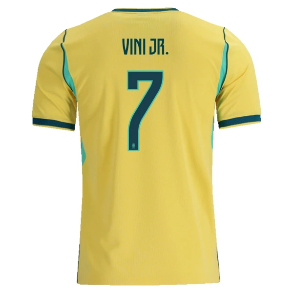 Maglia Brasile Vinicius Junior 7 Bambino Gara Home Mondiali 2026