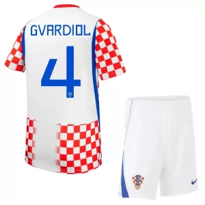 Maglia Croazia Josko Gvardiol 4 Bambino Gara Home Mondiali 2026