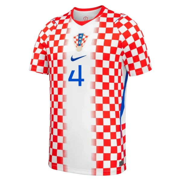 Maglia Croazia Josko Gvardiol 4 Bambino Gara Home Mondiali 2026