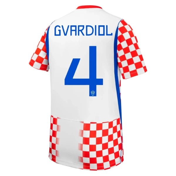 Maglia Croazia Josko Gvardiol 4 Gara Home Mondiali 2026