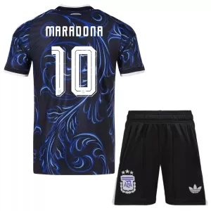 Maglia Argentina Maradona 10 Bambino Gara Away Mondiali 2026