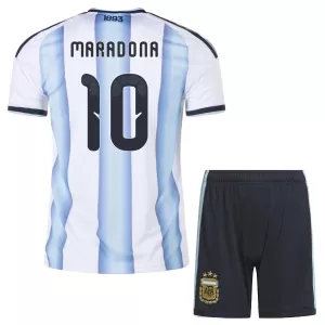 Maglia Argentina Maradona 10 Bambino Gara Home Mondiali 2026