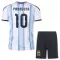 Maglia Argentina Maradona 10 Bambino Gara Home Mondiali 2026