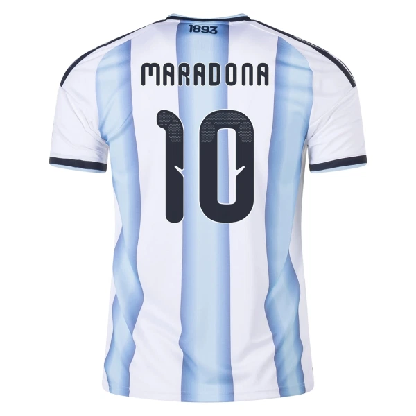 Maglia Argentina Maradona 10 Bambino Gara Home Mondiali 2026