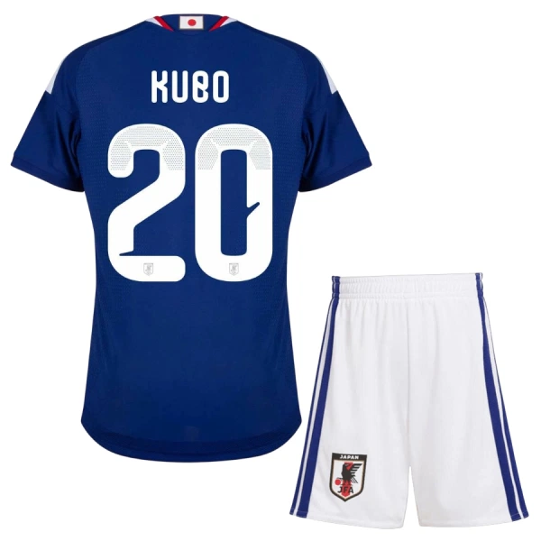 Maglia Giappone Kubo 20 Bambino Gara Home Mondiali 2026 Maglia Giappone Kubo 20 Bambino Gara Home Mondiali 2026