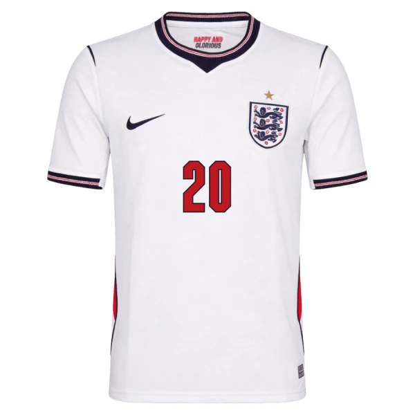 Maglia Inghilterra Cole Palmer 20 Gara Home Mondiali 2026