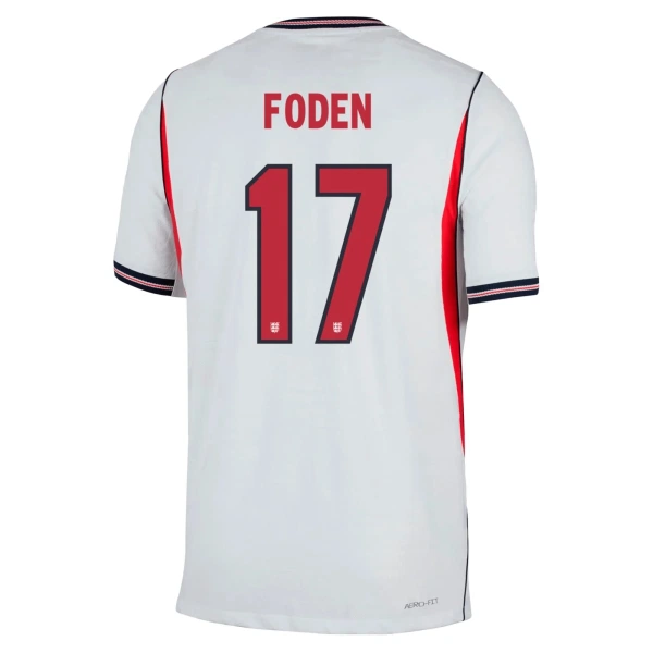 Maglia Inghilterra Phil Foden 17 Gara Home Mondiali 2026 Maglia Inghilterra Phil Foden 17 Gara Home Mondiali 2026