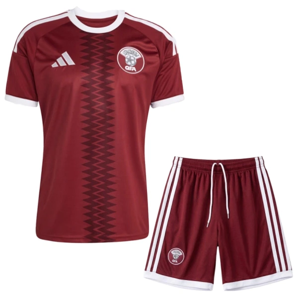 Maglia Qatar Bambino Gara Home Mondiali 2026 Maglia Qatar Bambino Gara Home Mondiali 2026