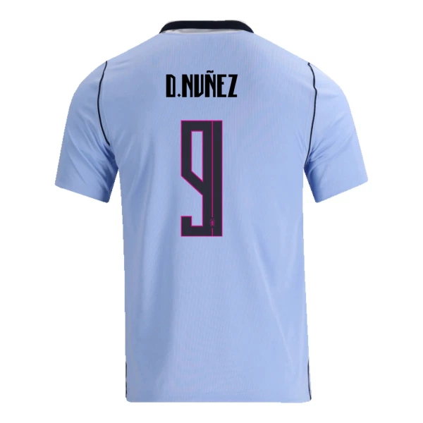 Maglia Uruguay Darwin Núñez 9 Gara Home Mondiali 2026 Maglia Uruguay Darwin Núñez 9 Gara Home Mondiali 2026