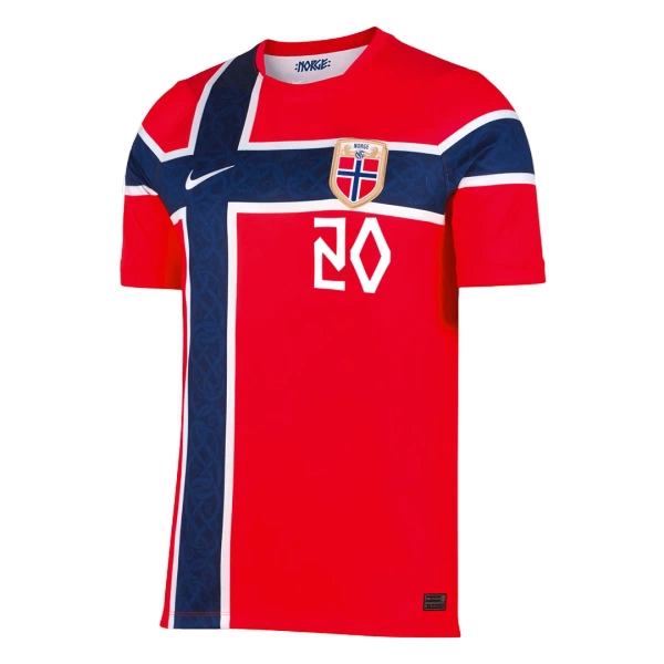 Maglia Norvegia Nusa 20 Bambino Gara Home Mondiali 2026