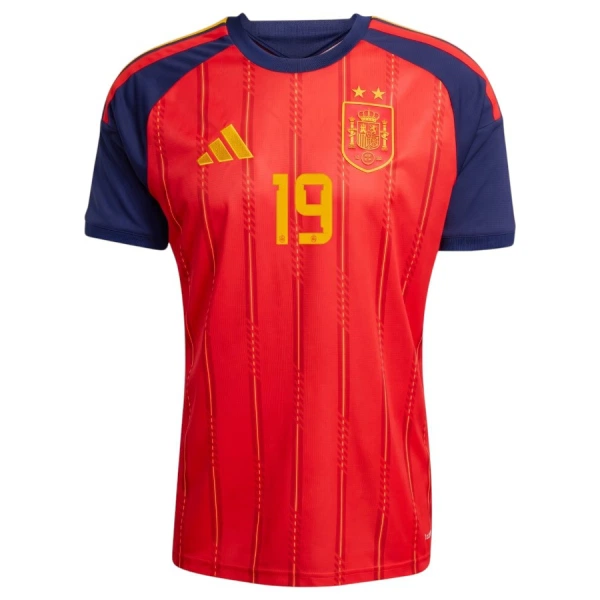 Maglia Spagna 2 Stars Lamine Yamal 19 Bambino Gara Home Mondiali 2026