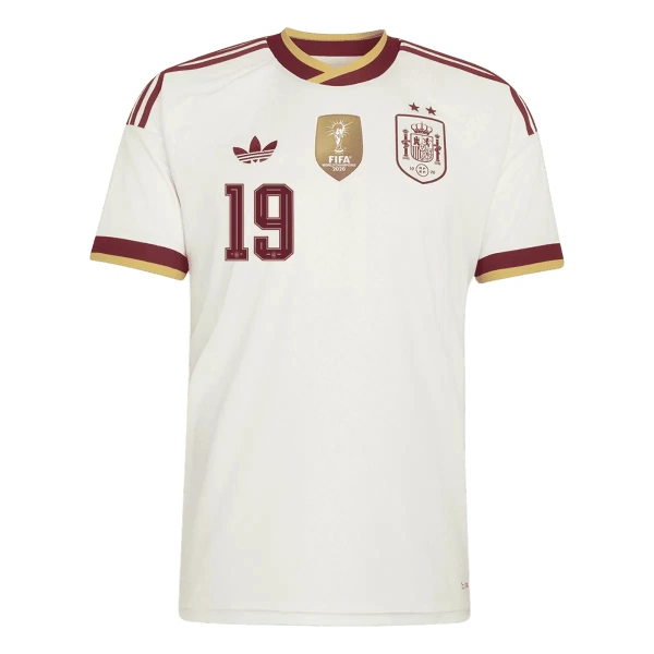 Maglia Spagna 2 Stars Lamine Yamal 19 Gara Away Mondiali 2026