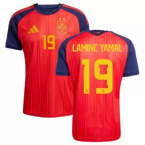 Maglia Spagna 2 Stars Lamine Yamal 19 Gara Home Mondiali 2026