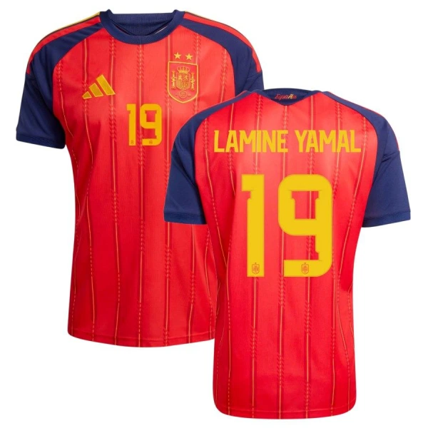Maglia Spagna 2 Stars Lamine Yamal 19 Gara Home Mondiali 2026 Maglia Spagna 2 Stars Lamine Yamal 19 Gara Home Mondiali 2026