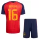 Maglia Spagna 2 Stars Rodrigo Hernández 16 Bambino Gara Home Mondiali 2026 Maglia Spagna 2 Stars Rodrigo Hernández 16 Bambino Gara Home Mondiali 2026