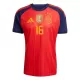 Maglia Spagna 2 Stars Rodrigo Hernández 16 Bambino Gara Home Mondiali 2026