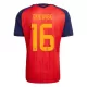 Maglia Spagna 2 Stars Rodrigo Hernández 16 Gara Home Mondiali 2026