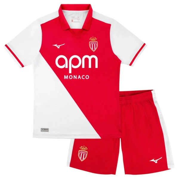 Maglia AS Monaco Bambino Gara Home 2026/27 Maglia AS Monaco Bambino Gara Home 2026/27