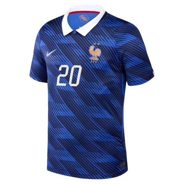 Maglia Francia Desire Doue 20 Gara Home Mondiali 2026