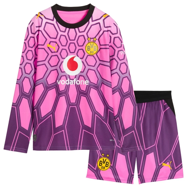 Maglia Portiere Borussia Dortmund Bambino Gara Away 2026/27 Maniche Lunghe Rosa Maglia Portiere Borussia Dortmund Bambino Gara Away 2026/27 Maniche Lunghe Rosa