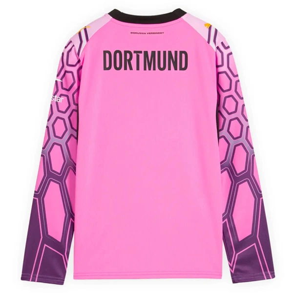 Maglia Portiere Borussia Dortmund Bambino Gara Away 2026/27 Maniche Lunghe Rosa