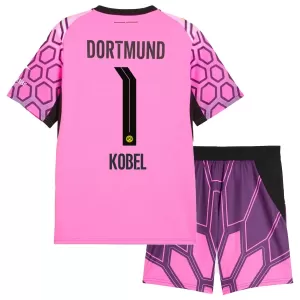 Maglia Portiere Borussia Dortmund Kobel 1 Bambino Gara Away 2026/27 Rosa