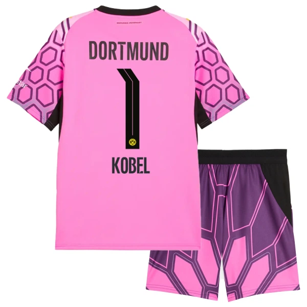 Maglia Portiere Borussia Dortmund Kobel 1 Bambino Gara Away 2026/27 Rosa Maglia Portiere Borussia Dortmund Kobel 1 Bambino Gara Away 2026/27 Rosa