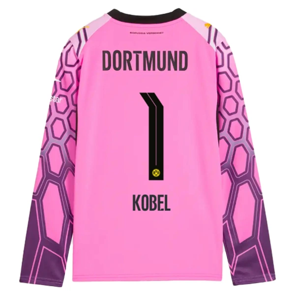 Maglia Portiere Borussia Dortmund Kobel 1 Gara Away 2026/27 Maniche Lunghe Rosa Maglia Portiere Borussia Dortmund Kobel 1 Gara Away 2026/27 Maniche Lunghe Rosa