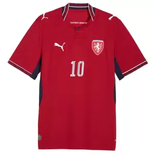 Maglia Repubblica Ceca Schick 10 Gara Home Mondiali 2026