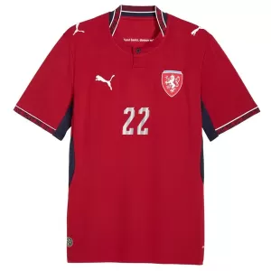 Maglia Repubblica Ceca Soucek 22 Gara Home Mondiali 2026