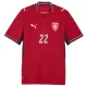 Maglia Repubblica Ceca Soucek 22 Gara Home Mondiali 2026