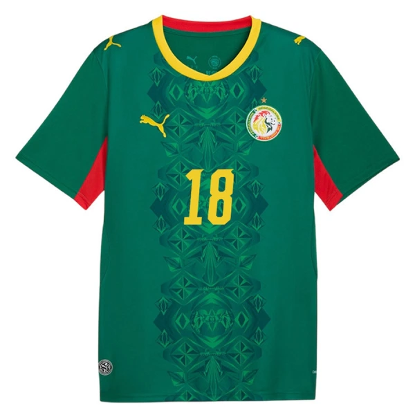 Maglia Senegal Sarr 18 Gara Away Mondiali 2026