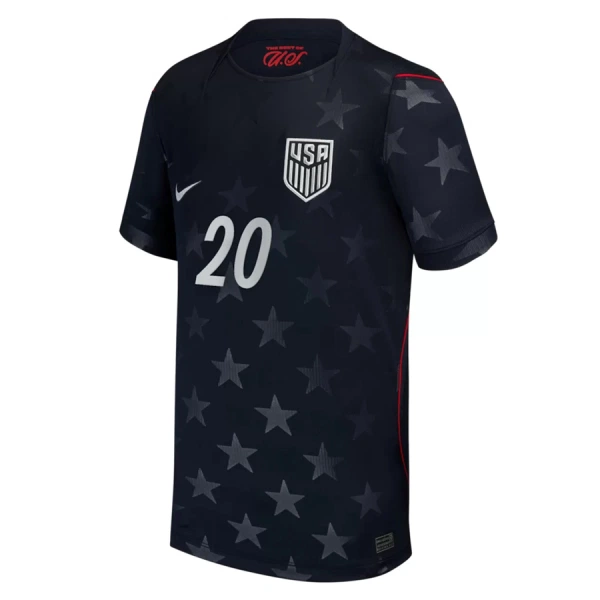 Maglia Stati Uniti Balogun 20 Gara Away Mondiali 2026
