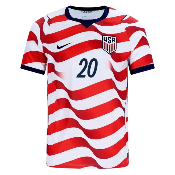 Maglia Stati Uniti Balogun 20 Gara Home Mondiali 2026
