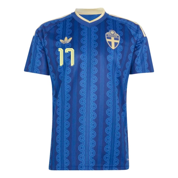 Maglia Svezia Gyokeres 17 Gara Away Mondiali 2026