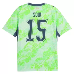 Maglia Svizzera Djibril Sow 15 Gara Away Mondiali 2026