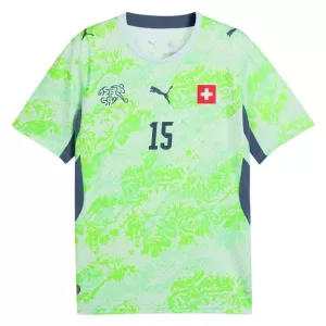 Maglia Svizzera Djibril Sow 15 Gara Away Mondiali 2026