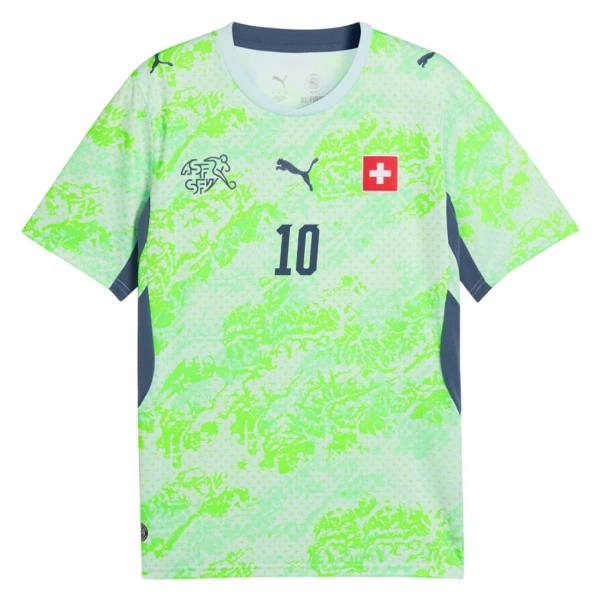 Maglia Svizzera Granit Xhaka 10 Gara Away Mondiali 2026