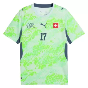 Maglia Svizzera Vargas 17 Gara Away Mondiali 2026