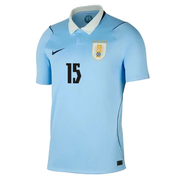Maglia Uruguay Federico Valverde 15 Gara Home Mondiali 2026