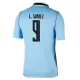 Maglia Uruguay Luis Suárez 9 Gara Home Mondiali 2026 Maglia Uruguay Luis Suárez 9 Gara Home Mondiali 2026