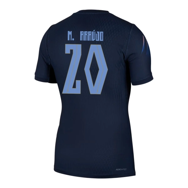 Maglia Uruguay Maximiliano Araujo 20 Gara Away Mondiali 2026 Maglia Uruguay Maximiliano Araujo 20 Gara Away Mondiali 2026