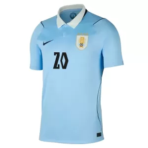 Maglia Uruguay Maximiliano Araujo 20 Gara Home Mondiali 2026