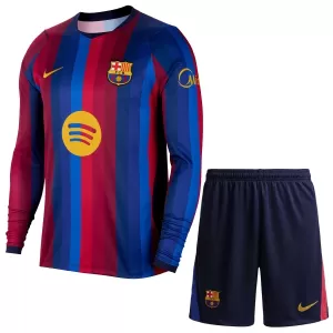 Maglia Barcellona Bambino Gara Home 2026/27 Maniche Lunghe
