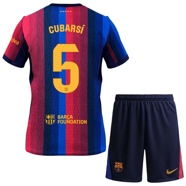 Maglia Barcellona Cubarsi 5 Bambino Gara Home 2026/27 Maglia Barcellona Cubarsi 5 Bambino Gara Home 2026/27
