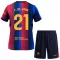 Maglia Barcellona Frenkie de Jong 21 Bambino Gara Home 2026/27