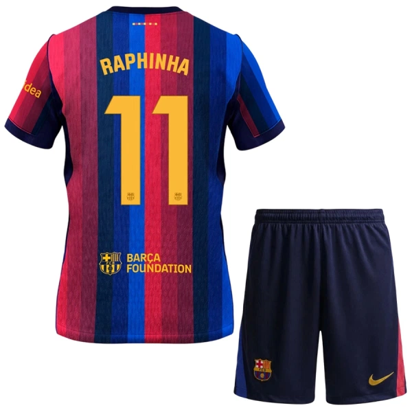 Maglia Barcellona Raphinha 11 Bambino Gara Home 2026/27 Maglia Barcellona Raphinha 11 Bambino Gara Home 2026/27