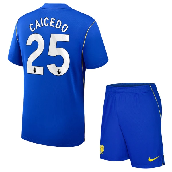 Maglia Chelsea Moisés Caicedo 25 Bambino Gara Home 2026/27 Maglia Chelsea Moisés Caicedo 25 Bambino Gara Home 2026/27