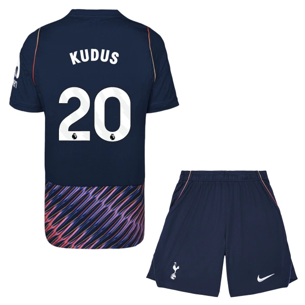 Maglia Tottenham Hotspur Kudus 20 Bambino Gara Away 2026/27 Maglia Tottenham Hotspur Kudus 20 Bambino Gara Away 2026/27