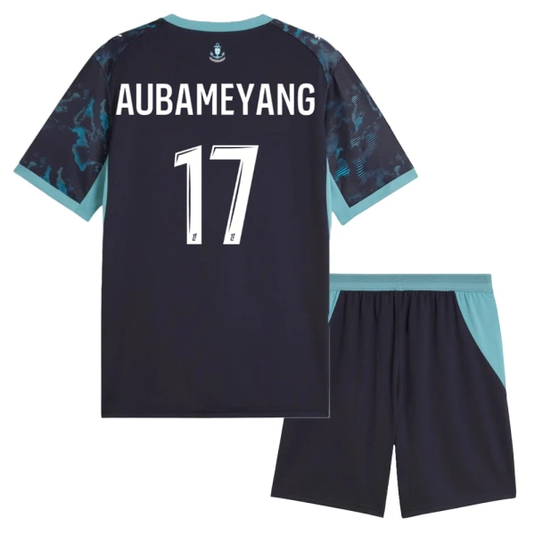 Maglia Olympique Marsiglia Aubameyang 17 Bambino Gara Away 2026/27 Maglia Olympique Marsiglia Aubameyang 17 Bambino Gara Away 2026/27